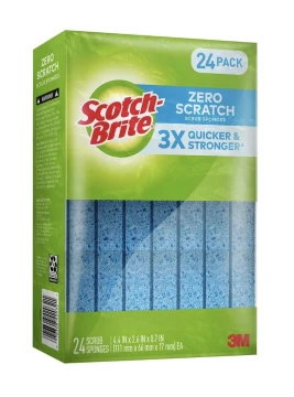 SCOTCH BRITE 3 X SCRUB SPONGE 24 PACK