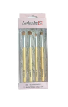 AVALANCHE ECO FRIENDLY BAMBOO MAKE UP BRUSH SET