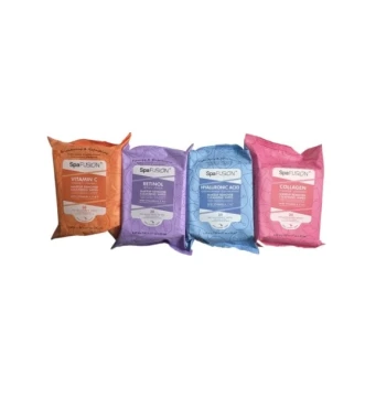 SPA FUSION MAKE UP WIPE REMOVERS 30 COUNT