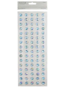 STONE STICKERS 12 BLUE