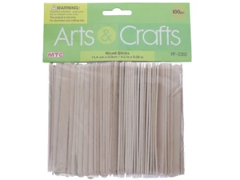 WOOD STICKS 4.5IN