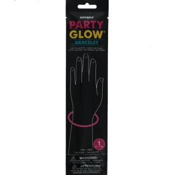 PINK GLOW IN THE DARK BRACELET