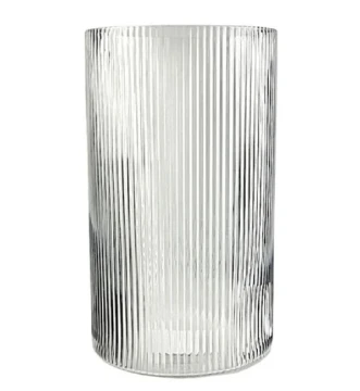 GLASS CYLINDER 13 X 22 CM