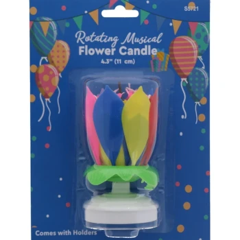 FLOWER CANDLE 4.3 INCH