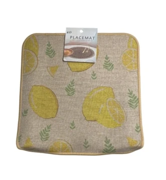 LEMON PLACE MAT 11.8 X 11.8 INCH