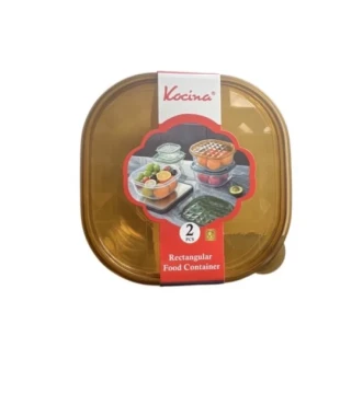 RECTANGULAR FOOD CONTAINER 2 PACK 44 OZ