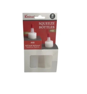 SQUEEZE BOTTLES 2 PCS