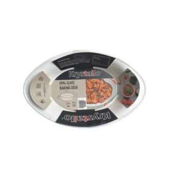 OVAL OPAL GLASS BAKING DISH 11.5 INCH