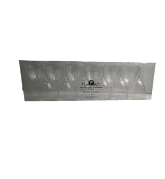 FANCY FEAST DISHWARE CLEAR 12 COUNT WINE GLASS 3.5 OZ