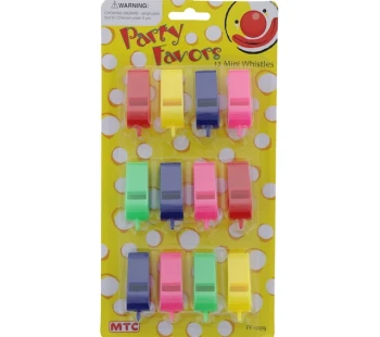 MINI WHISTLES 12 COUNT