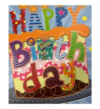 EXTRA LARGE HAPPY BIRTHDAY GIFT BAG