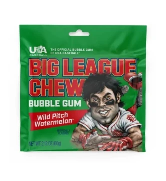 BIG LEAGUE CHEW BUBBLE GUM WILD PITCH WATERMELON