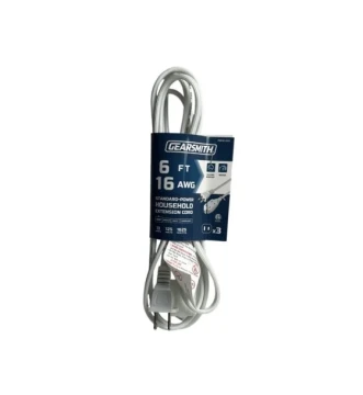 GEARSMITH 6 FT 16 AWG STANDARAD HOUSEHOLD EXTENSION CORD
