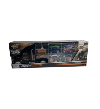METAL HAULER TRANSPORT CAR PLAYSET