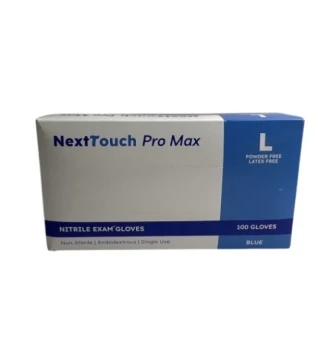NEXTTOUCH LARGE PRO MAX NITRILE EXAM GLOVES 100 PACK