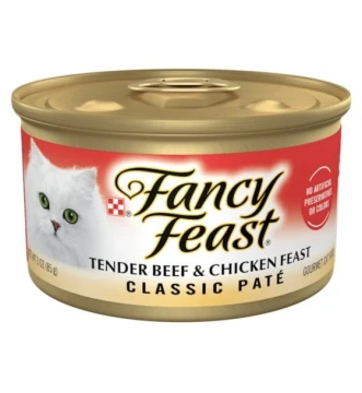 FANCY FEAST TENDER BEEF AND CHICKEN FEAST CAT FOOD