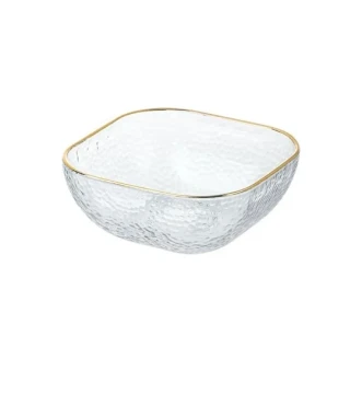 GLASS BOWL 13.5 X 13.5 X 6 CM