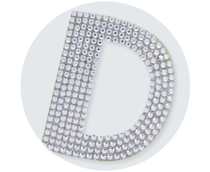 Rhinestone Letters Rhinestone Letters