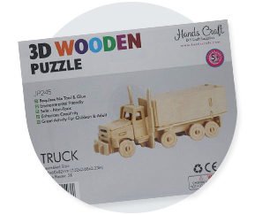 Wooden 3D Puzzle Sets Wooden 3D Puzzle Sets