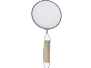 STRAINER WITH WOODEN HANDLE 5 INCHES  