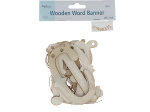 CONGRATS LASER CUT WOOD BANNER XXX  