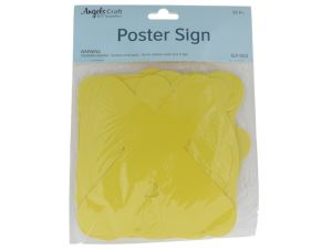 POSTER LETTERS AND NUMBERS 6 INCH 72 PIECES  