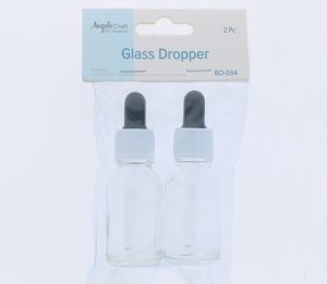 GLASS DROP BOTTLES 2 PACK  