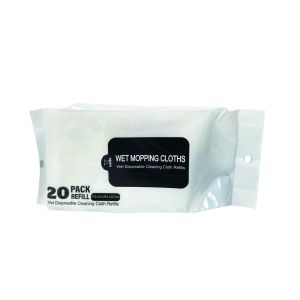 WET DISPOSABLE MOPPING CLOTHS REFILLS  