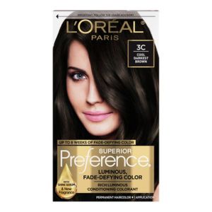 8.99 LOREAL PARIS 3C COOL DARKEST BROWN 