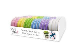 DECORATIVE RIBBONS VELOUR