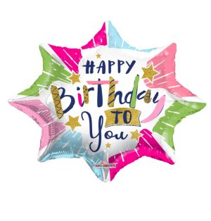 HAPPY BIRTHDAY TO YOU MYLAR BALLOON  