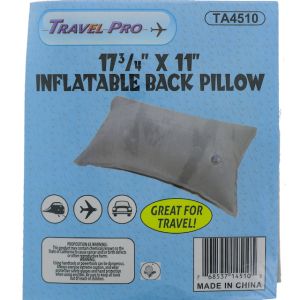 INFLATABLE BACK PILLOW 17.5 X 11 INCH  xxx