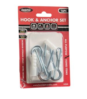 1.99 HOOK AND ANCHOR SET 16 PC 