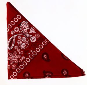 BURGUNDY BANDANA  