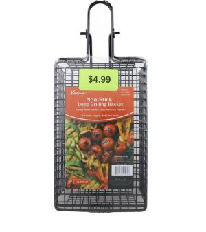 4.99 NON STICK DEEP GRILLING BASKET  