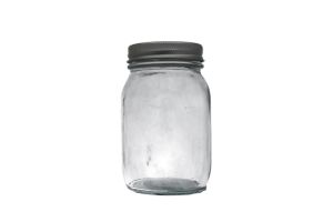 GLASS MASON JAR WITH LID 500 ML  