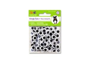 BLACK GOOGLY EYES 10MM  XXX