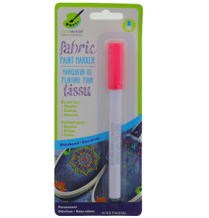 1.99 NEON PINK FABRIC PAINT PERMANENT MARKER XXX