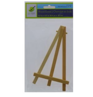 WOODEN EASEL 3.5 X 6.3 INCH  