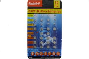 BUTTON BATTERIES 30 PACK  