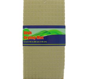 BEIGE DISH DRYING MAT  
