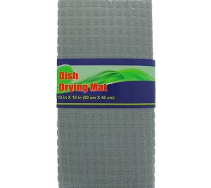 GRAY DISH DRYING MAT  