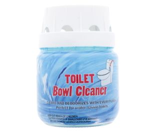 TOILET BOWL CLEANER GLASS JAR 8 OZ  