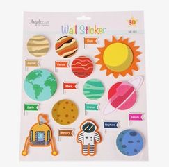 3D Fancy Stickers Solar Planet  