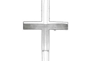 CROSS WIRE FLOWER FRAME