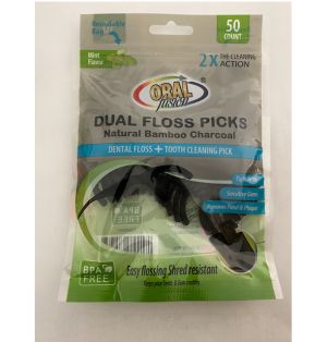 DUAL FLOSS PICKS 50 COUNT  