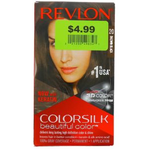 4.99 BRWN BLACK 20 REVLON  XXX