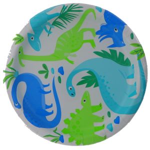 DINOSAUR PLATE 8 COUNT 9 INCH  