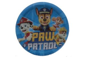 PAW PATROL 9 IN PLATE  