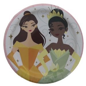 PRINCESS PLATE 7 INCH 8 PACK. XXX  